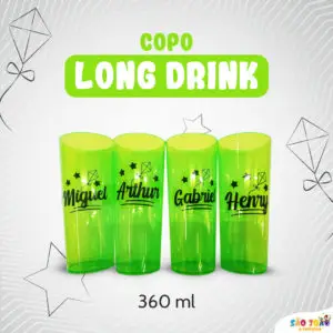 Post para redes sociais de São João O Festeiro: copo long drink