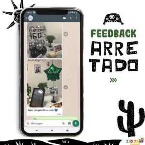 Post para redes sociais de São João O Festeiro: feedback de cliente