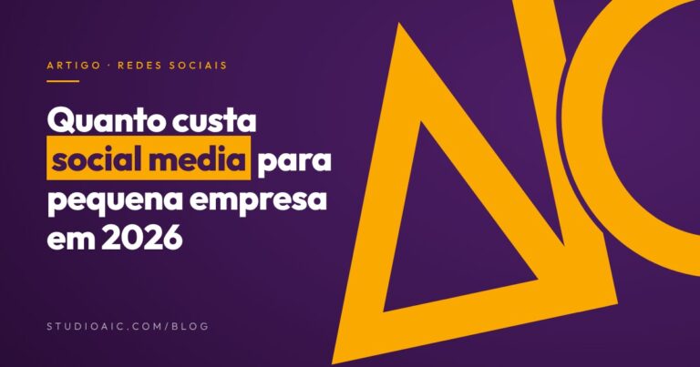 Quanto custa social media para pequena empresa em 2026